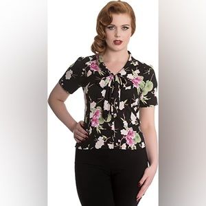 Hell Bunny Vixen Freya Blouse